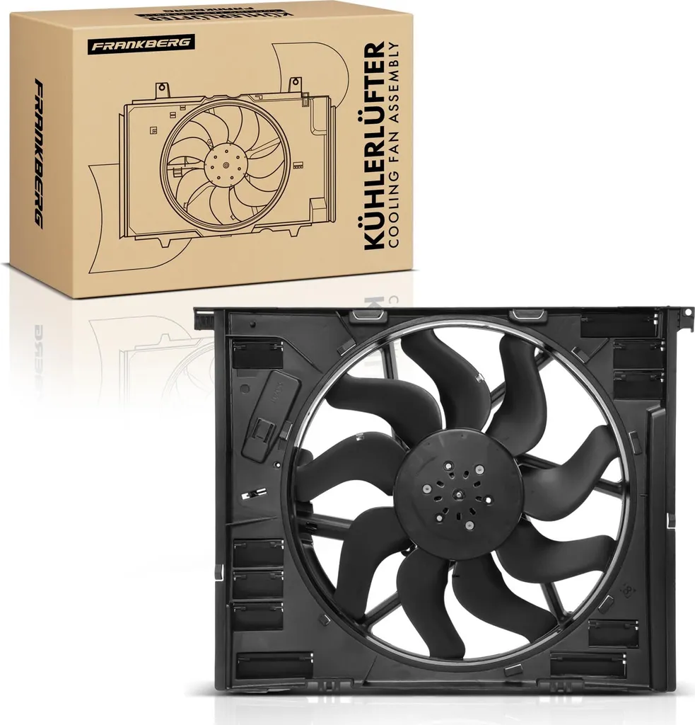 Ventilateur de refroidissement moteur avec cadre pour BMW G21 318i 3.0