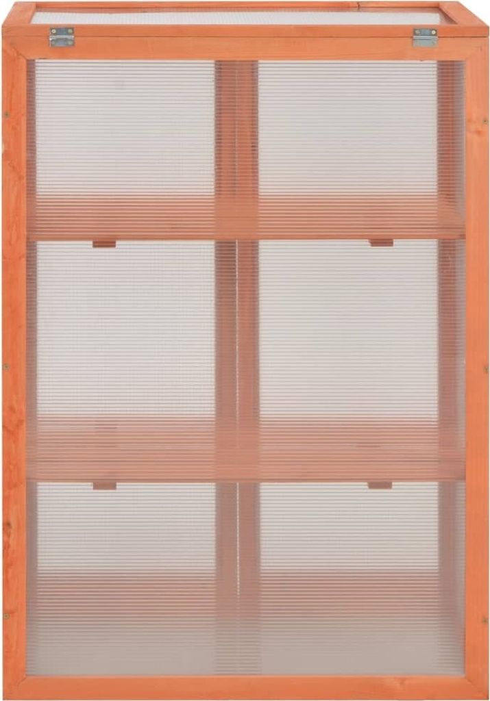 vidaXL Gewächshaus-Schrank Holz 75x47x109 cm Produktbild 1