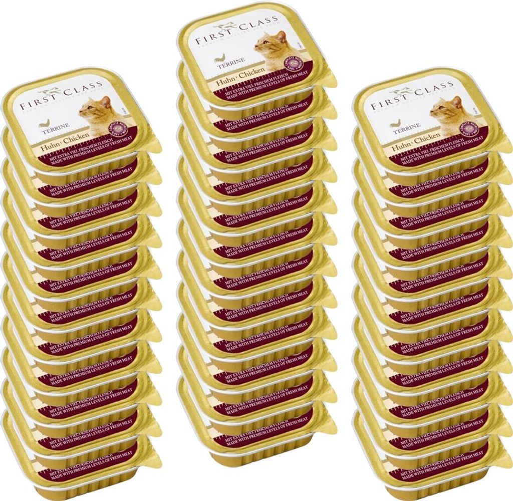 Akinu FIRST CLASS Drůbeží paštika pro kočky 34 x 100 g Obrázek produktu 