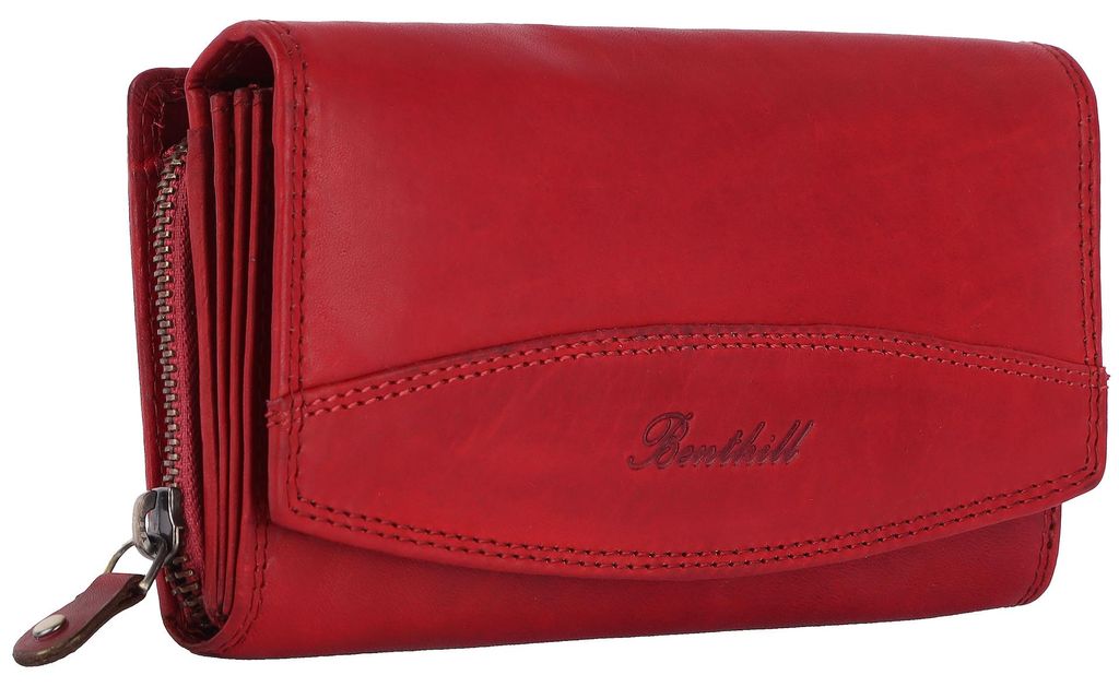 Benthill Damen Geldbörse Leder XXL - Großes Portemonnaie Produktbild 