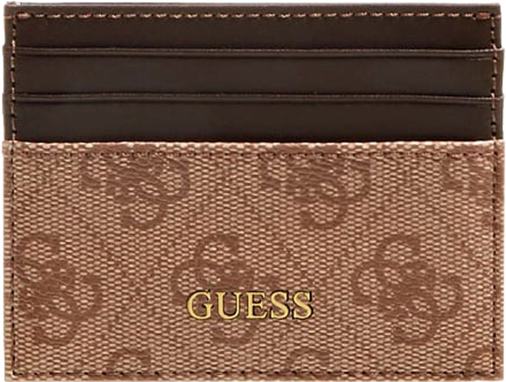 Guess Vezzola Herren Synthetik Kartenetui In Braun