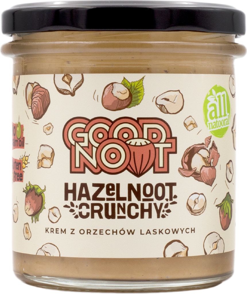 CRUNCHY HASELNUSSCREME 300 g – GOOD NOOT