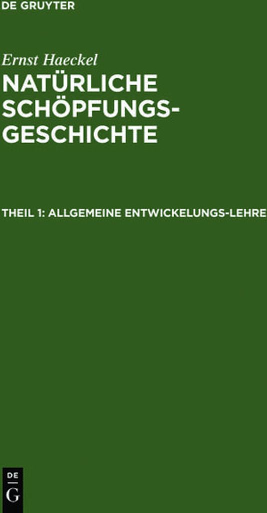 Allgemeine Entwickelungs-Lehre