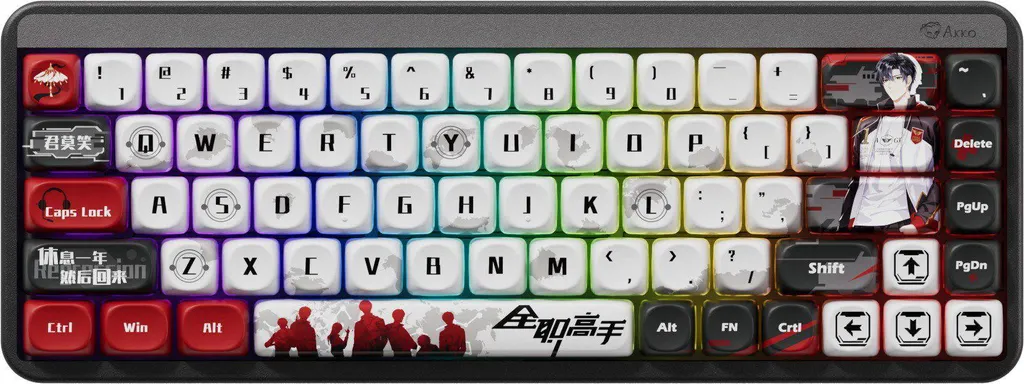 Clavier mécanique AKKO JIN01 anti-ghosting Ye Xiu haute précision