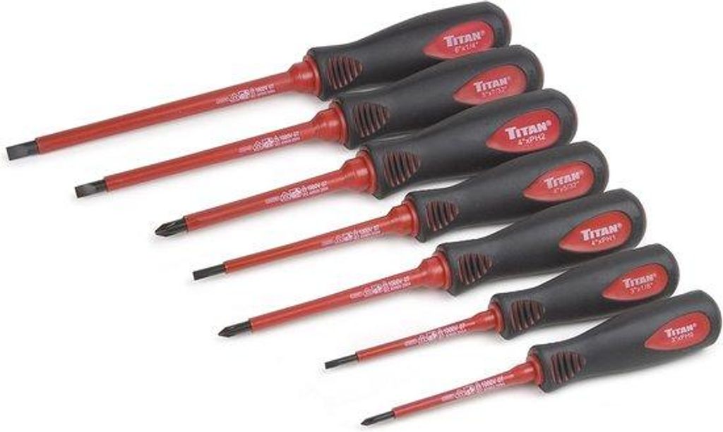 Elektrische Schroevendraaier-Set - 7-teilig - Isoliert - für Elektriker