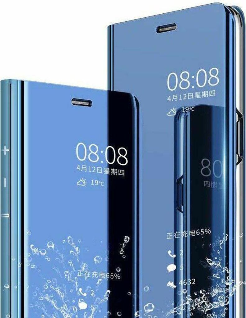 Handy Hülle für Huawei P20 Lite Clear View Hülle Klapp Flip Produktbild 1