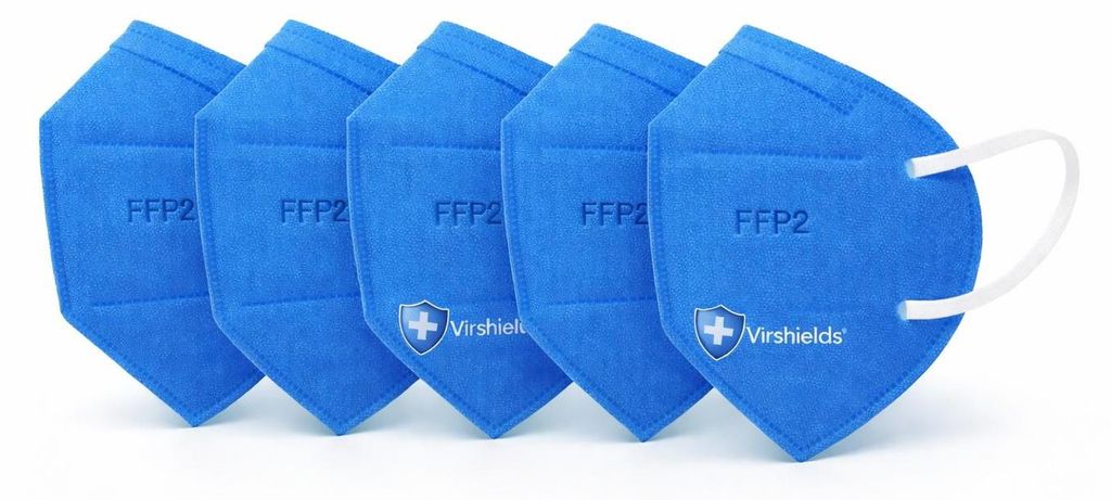 Ochranná Maska Virshields FFP2 Modrá 5 Ks Pro Ochranu Pro Obrázek produktu 