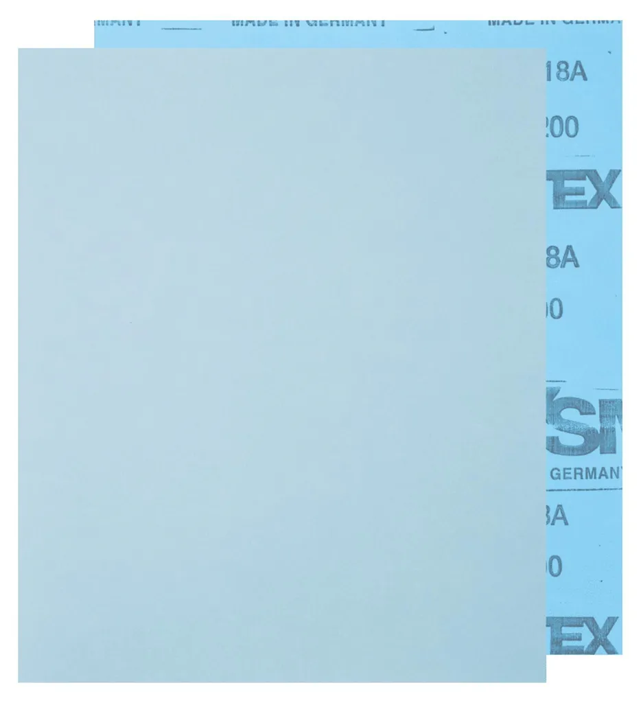 Feuille abrasive étanche grain 1200 Blattware 230x280 pour ponçage à eau