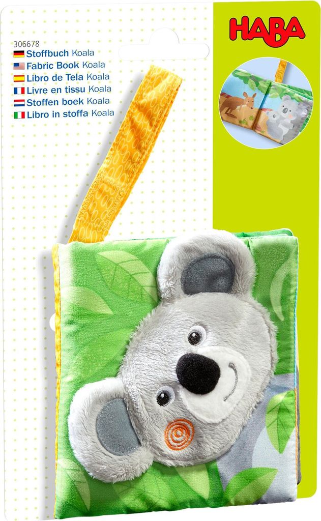 HABA Babywelt Babyspielbuch Stoffbuch Koala 1306678001 Produktbild 