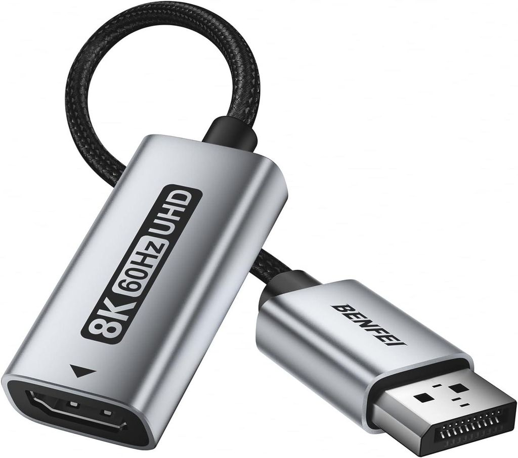 BENFEI DisplayPort 1.4 zu HDMI 2.1 Adapter Produktbild 