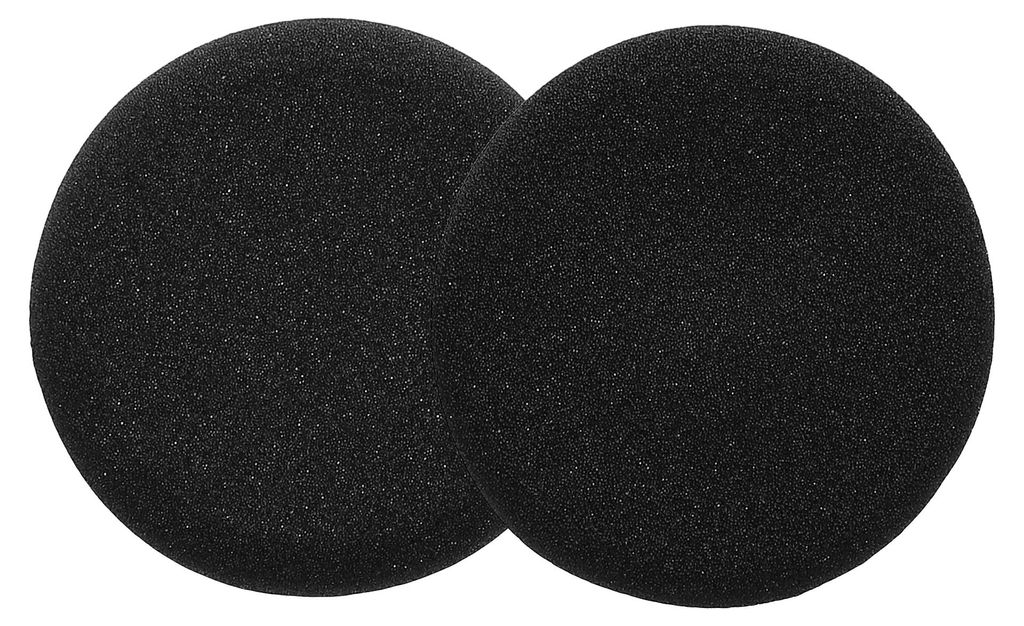 kwmobile 2x Samt Ohr Polster für Jabra Evolve 20 / 20se / 30 / 30II / 40 / 65 Ohrpolster - Ersatz Ohrpolster - Kopfhörer Ersatzteile - Kopfhörer
