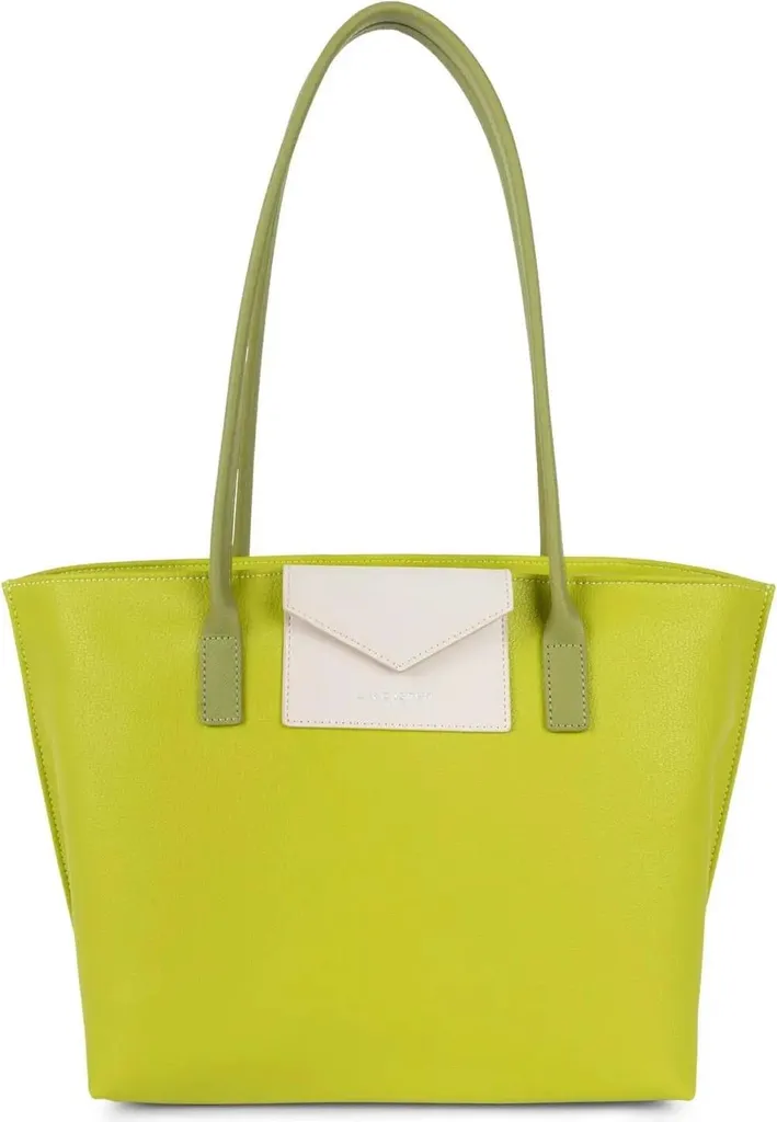 Lancaster Cabas Maya M 517-29 Verde Pistacchio e Ecru - Donna