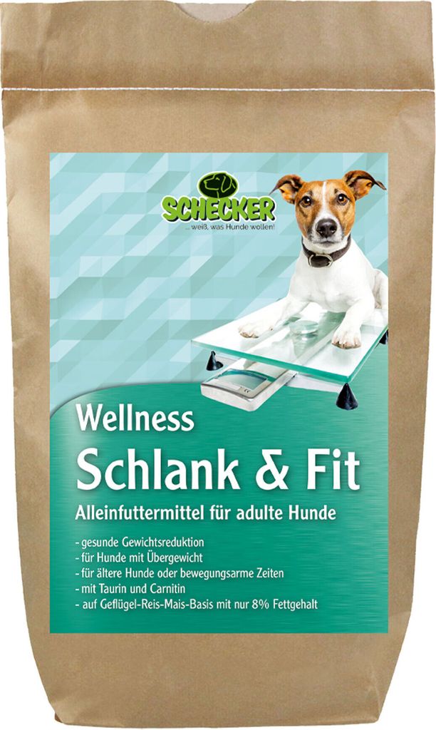 12kg Schecker - Wellness Schlank und Fit - Trockenfutter zur gesunden