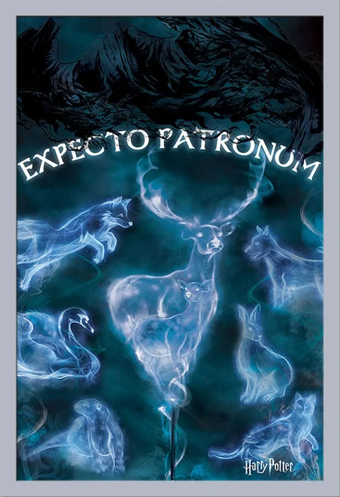 Offerta Poster Harry Potter Patronus + Cornice Shinsuke Argento