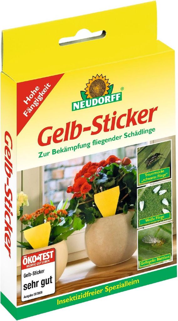 Neudorff Gelb-Sticker 10 Stück Produktbild 11