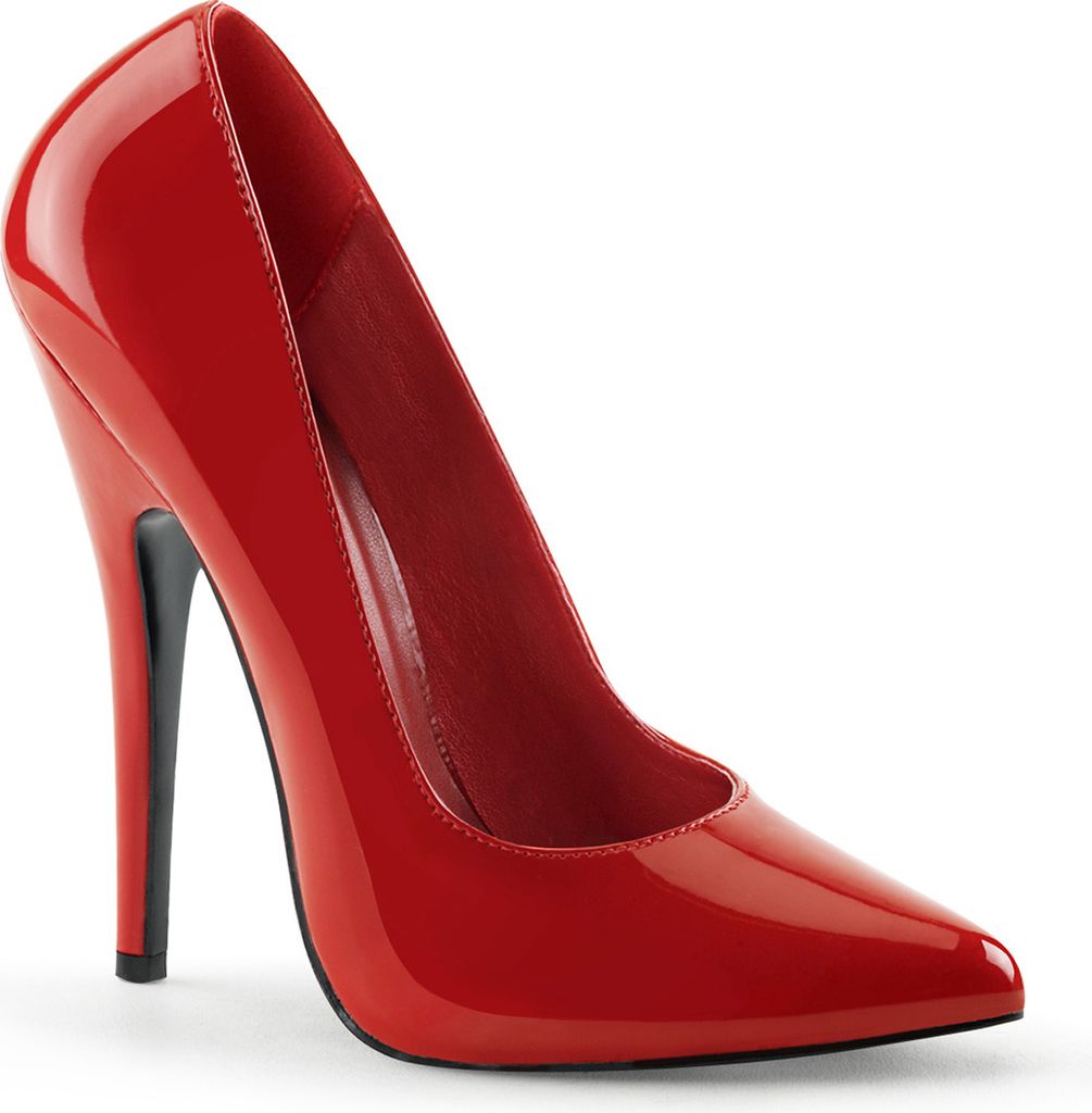 DOMINA-420 Damen Pumps von Devious, Rot , EU 40, US 10
