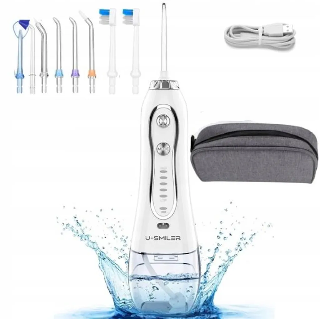 Irrigateur buccal sans fil U-SMILER 9,65 bars - Soin des dents et gencives
