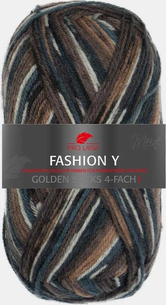 Pro Lana Golden Socks Fashion Y 4-fach Sockenwolle, Produktbild 