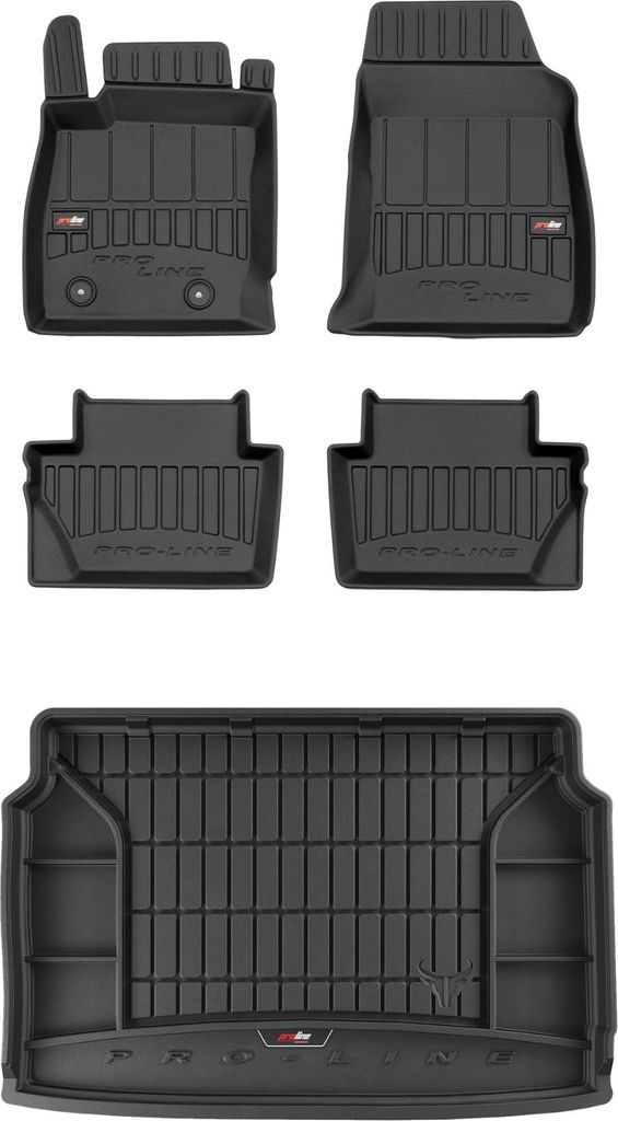 FROGUM 3D Gummimatten und Kofferraummatte für Ford EcoSport II 2017-22