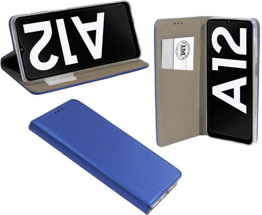 Buch Tasche "Smart" für SAMSUNG GALAXY A12 (A125F) Handy Produktbild 