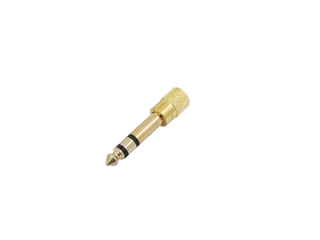 Adaptateur OMNITRONIC Jack 6,35mm Mâle vers Jack 3,5mm Femelle - Lot 10x