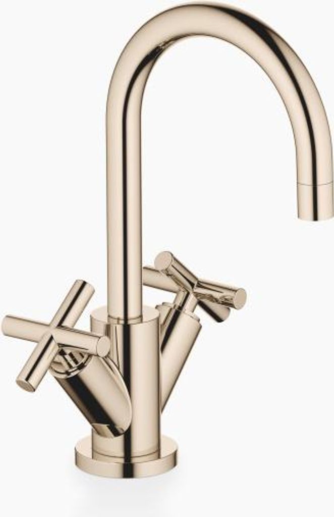 Dornbracht TARA Waschtisch-Einlochbatterie mit Ablaufgarnitur, Ausladung 135mm, 22512892-47