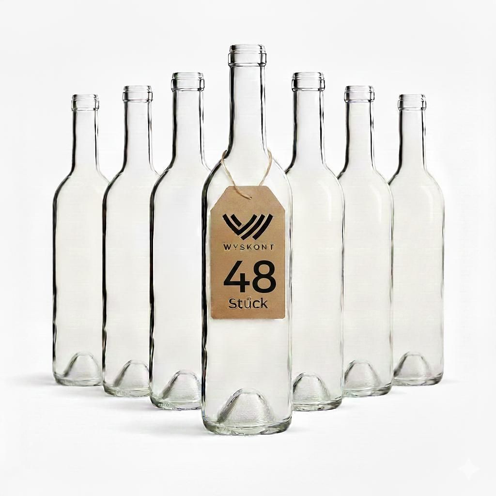 Weinflasche 750 ml Bordeaux 48 Stück, Weiß Weinflasche ohne Produktbild 