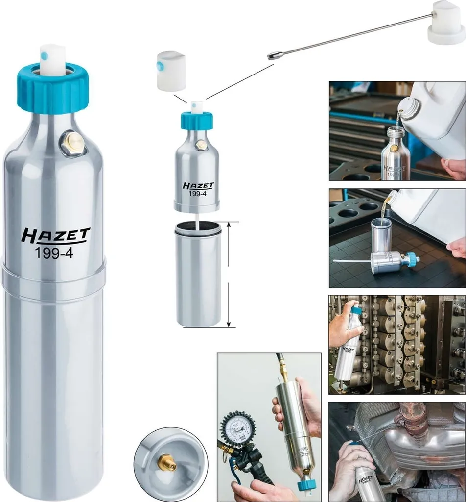 Pulvérisateur Hazet 199-4 idéal pour dégraissage et nettoyage moteur