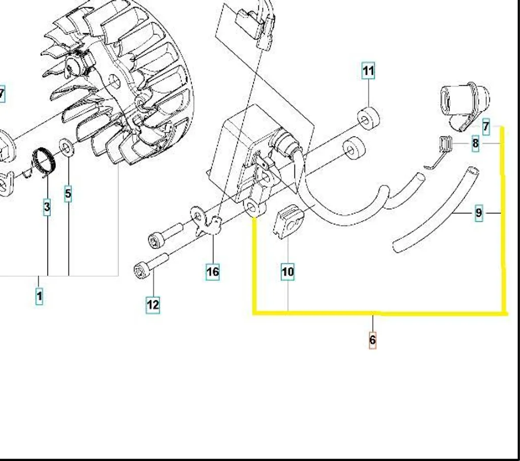 Module d'allumage 587874902 pour Husqvarna T525 : Étincelle puissante