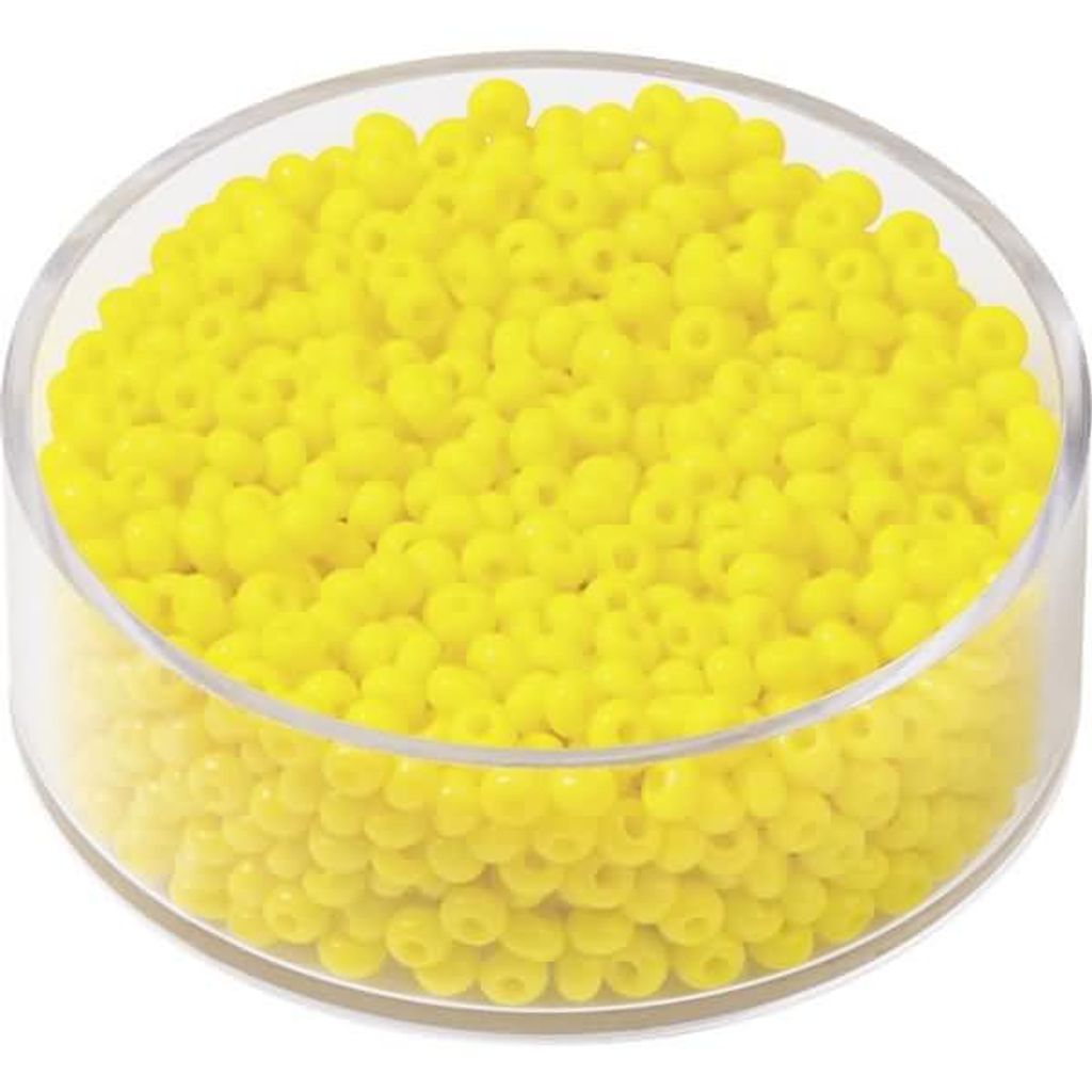 KNORR PRANDELL 213104052 Böhmische Rocailles Ø 25 mm Glas gelb