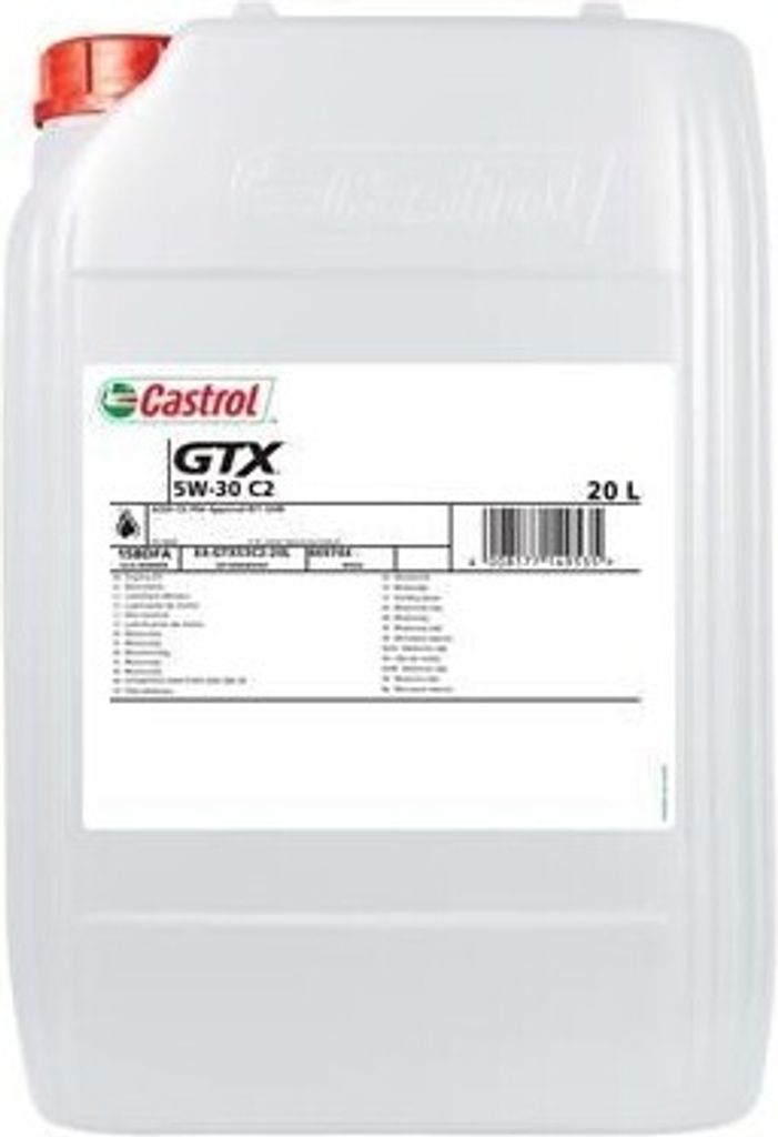 20 Liter CASTROL 5W-30 GTX C2 PSA B71 2290