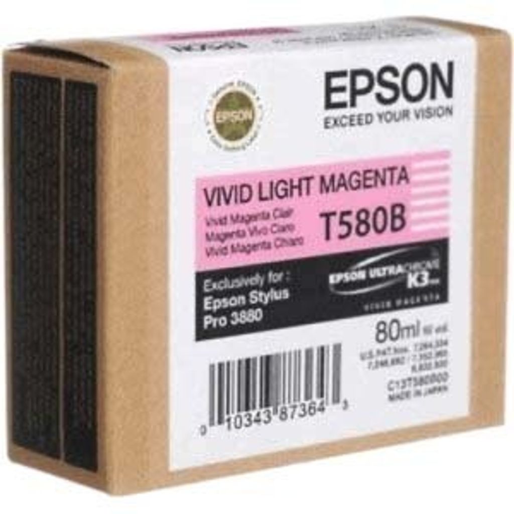 Epson UltraChrome K3 T580B Tintenstrahl Tintenpatrone - Hell-Magenta - Original - 1er Pack - Tintenstrahl - 1er Pack