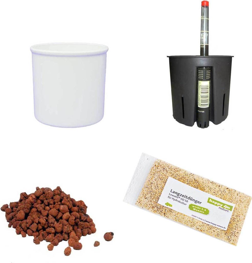 Set5 Blumentopf 22/19 weiss Ø 24.0cm H 20.5cm +KT+WA+BT+HD50