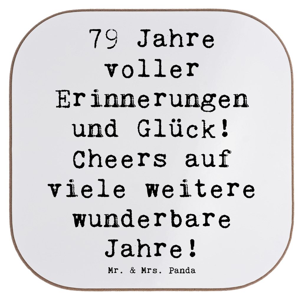 Mr. & Mrs. Panda Untersetzer für Gläser Spruch 79. Produktbild 