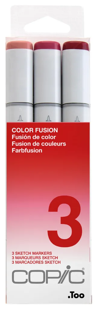 Copic Colour Fusion 3 - Set Regalo 3 Pennarelli per Artisti