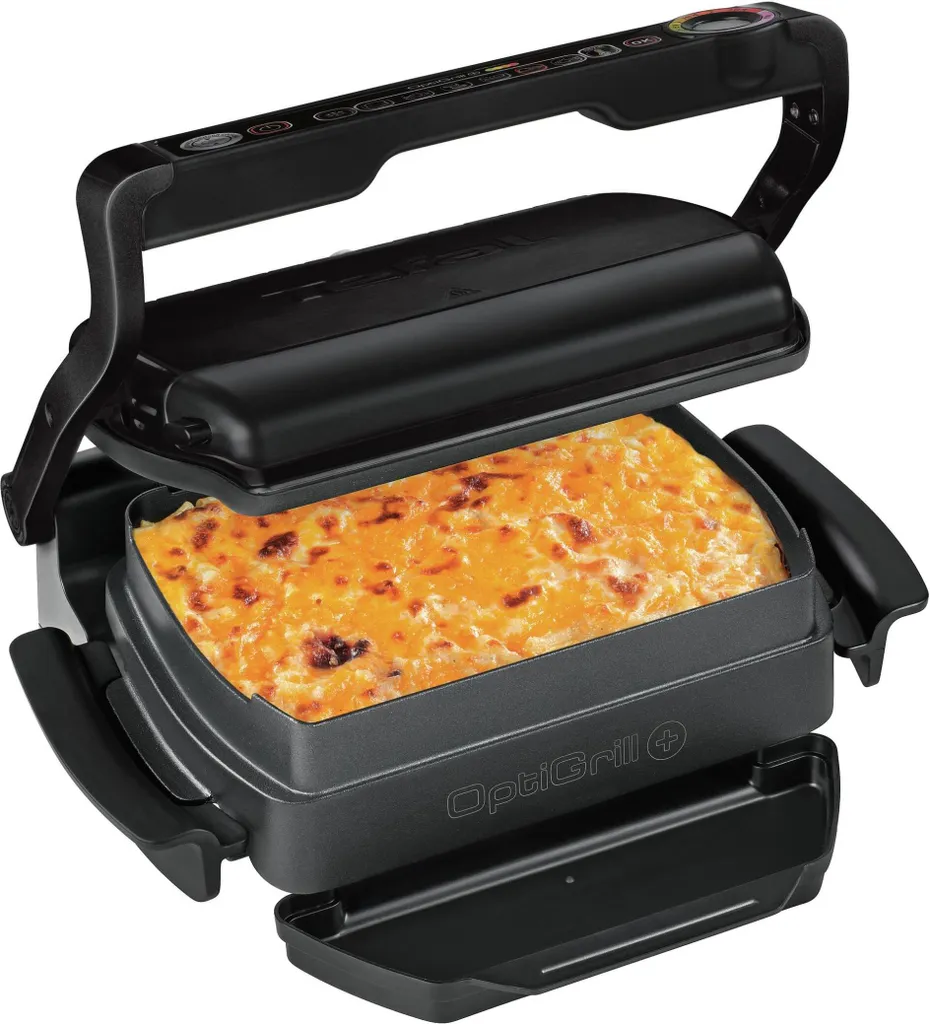Grill électrique Tefal GC7148 Optigrill+ avec accessoire Snacking & Backing - 12