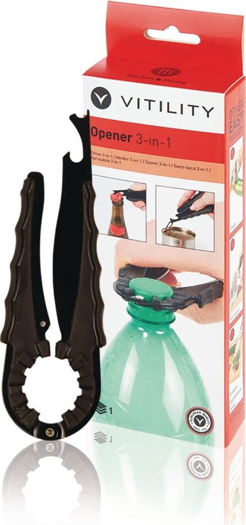 Vitility 70210100, Multi Öffner, Schwarz
