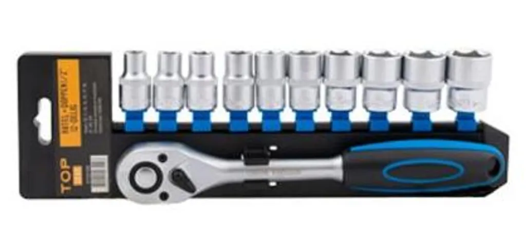 Coffret douilles 11 pcs Topgear cliquet 1/2" - Outils pour boulons grippés
