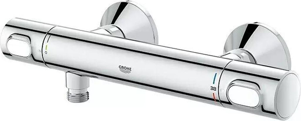 Termostatico per doccia Precision Flow, cromato, lucido, Immagine del prodotto 