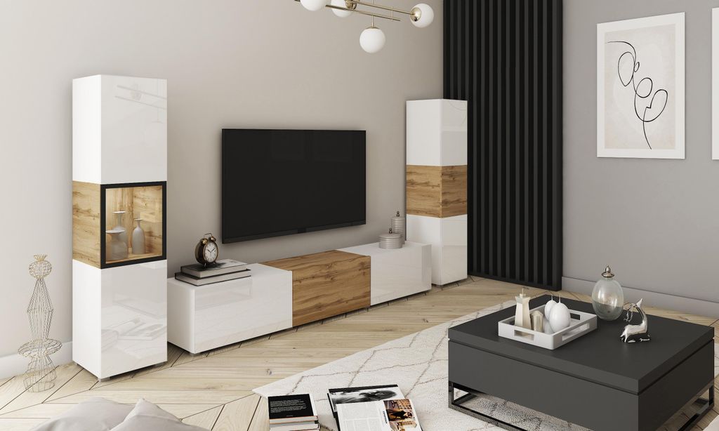 MINIO go for it, Wohnwand BRELA III, 3-teilig, TV Board mit Produktbild 
