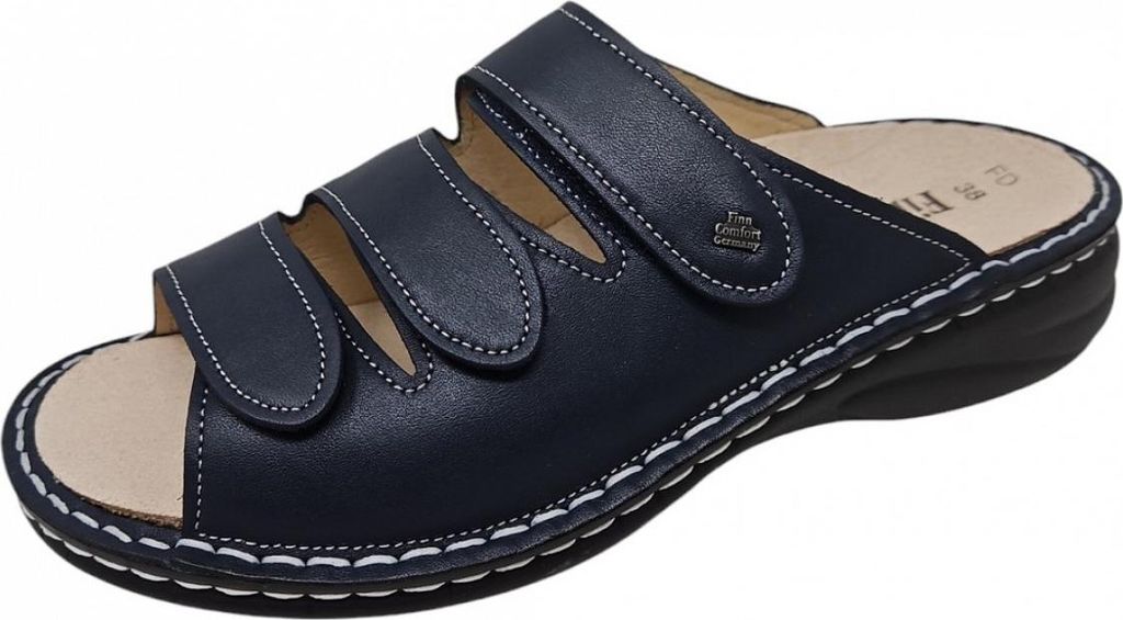 Finn Comfort Hellas Pantolette Blau Produktbild 