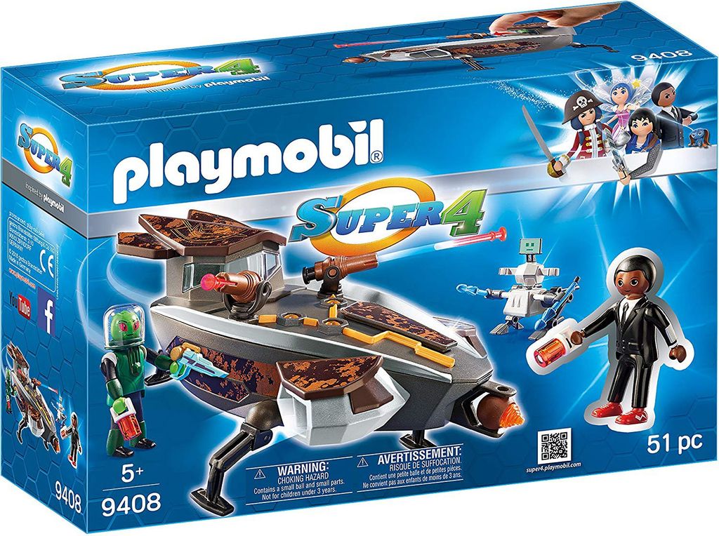 PLAYMOBIL Sycronic aliante spaziale con geni Immagine del prodotto 