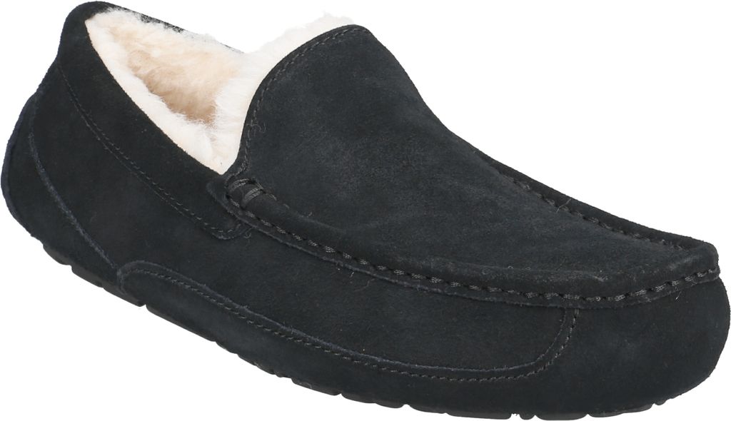 UGG Slipper ASCOT, Rauleder, Schwarz, Herren