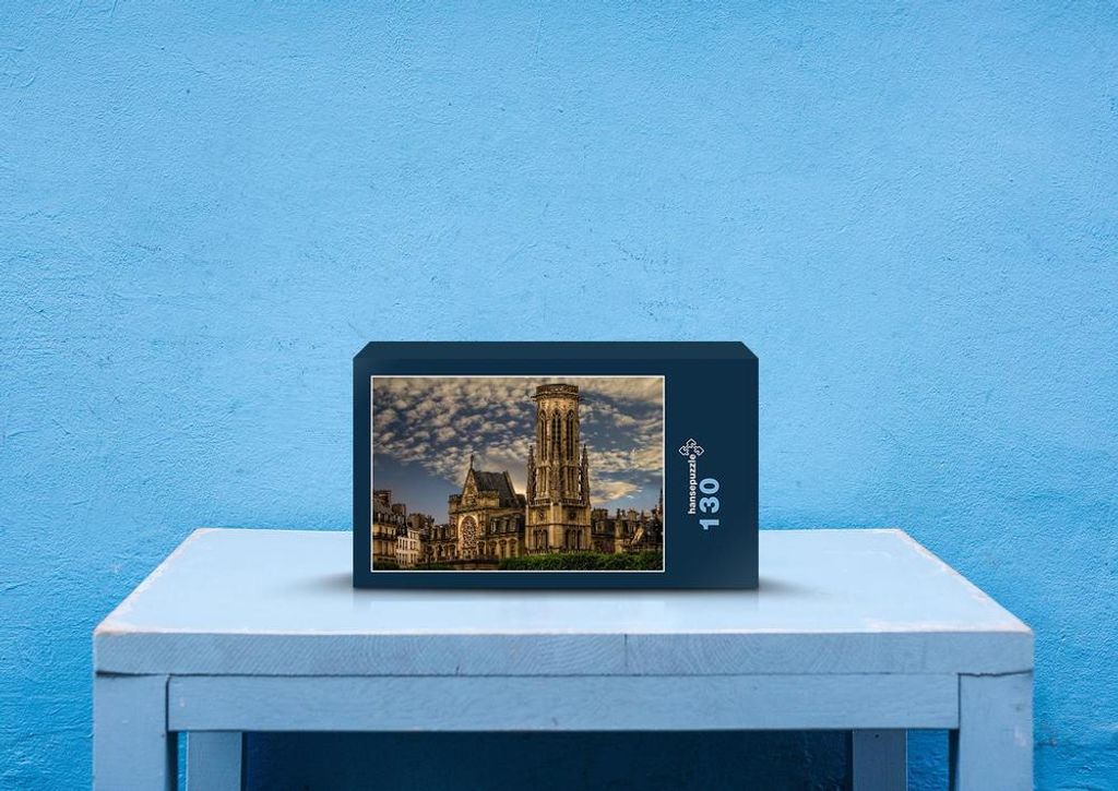 hansepuzzle 64830 - Italien Puzzle, 130 Teile, Orte, 28,7 x 20,0cm mit hochwertiger Aufbewahrung, Kartonbox und wiederverschließbarem Beutel