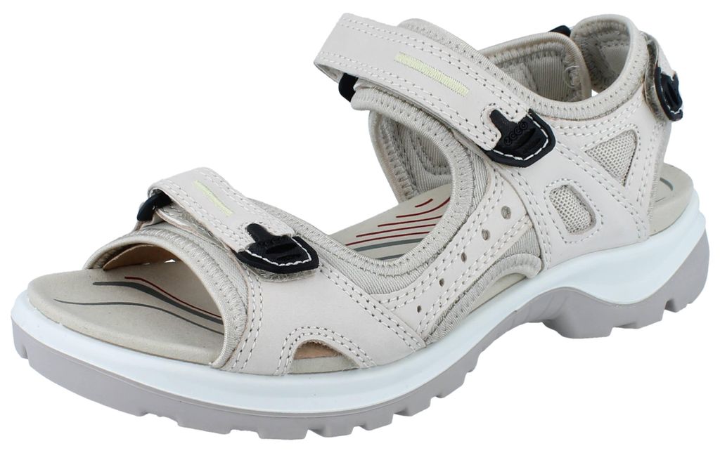 ECCO Women`s Offroad Yucatan Damen Sandale beige Nubukleder Produktbild 