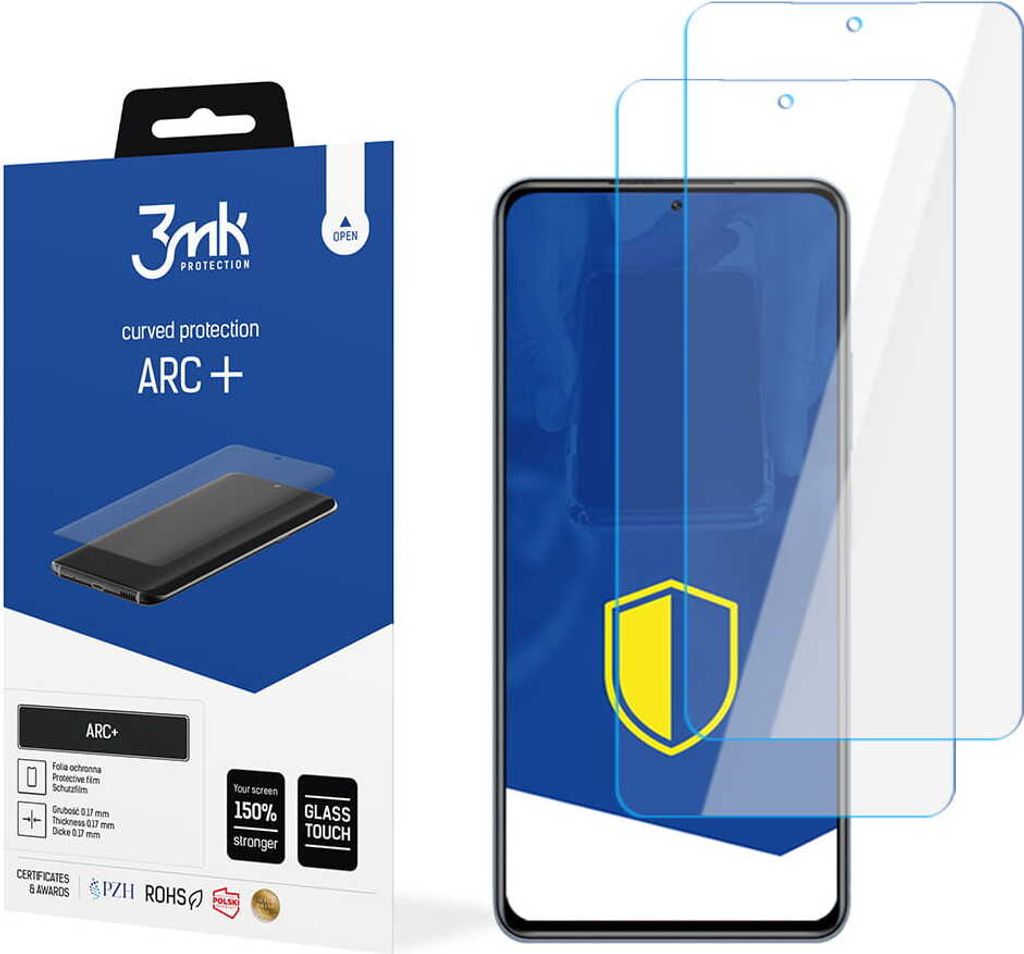 3mk Display Schutzfolie ARC+ für Xiaomi Redmi K40 Pro 5G 0,17mm Self-Heal (2 Stück)