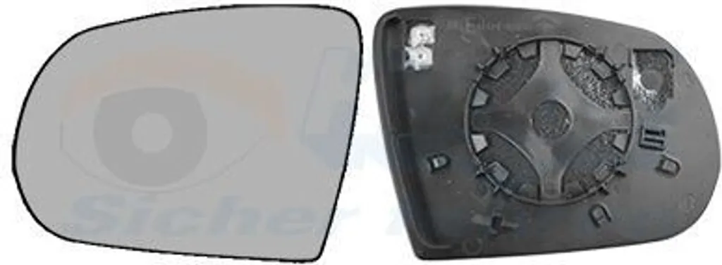 Miroir Rétroviseur Gauche Chauffant VAN WEZEL pour Remplacement 2120837
