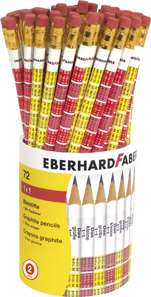 Lot 72 porte-mines EBERHARD FABER 511872 pour bureau et école, mine B
