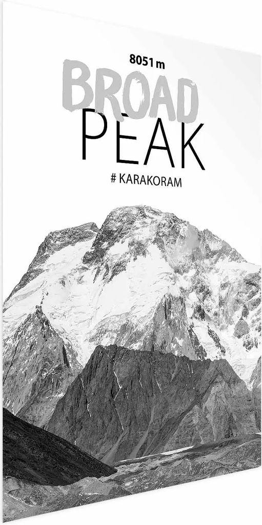 Posterpapier Poster - Broad Peak 21x30 cm Landschaften c-A-0154-ao-a