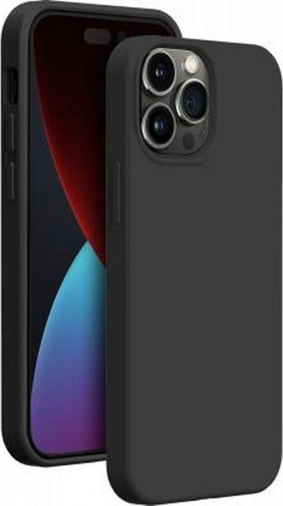 BigBen Connected, SoftTouch-Silikonhülle für Apple iPhone 14 Pro Max, Schwarz